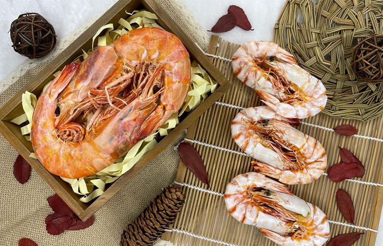 dried tiger prawn